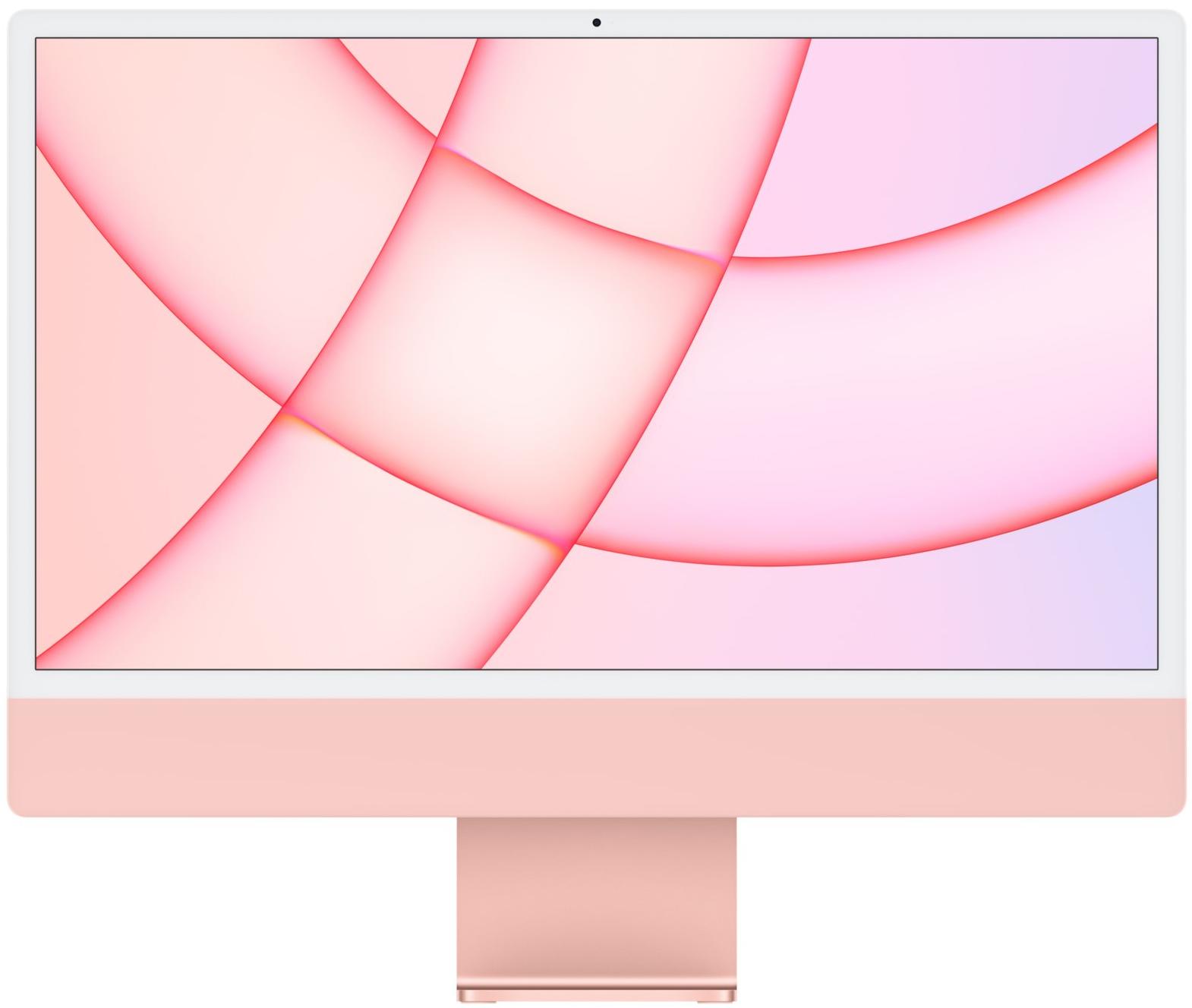 

ПК моноблок Apple iMac M1 24 Retina 4.5K 512GB 8GPU Pink (MGPN3), MGPN3