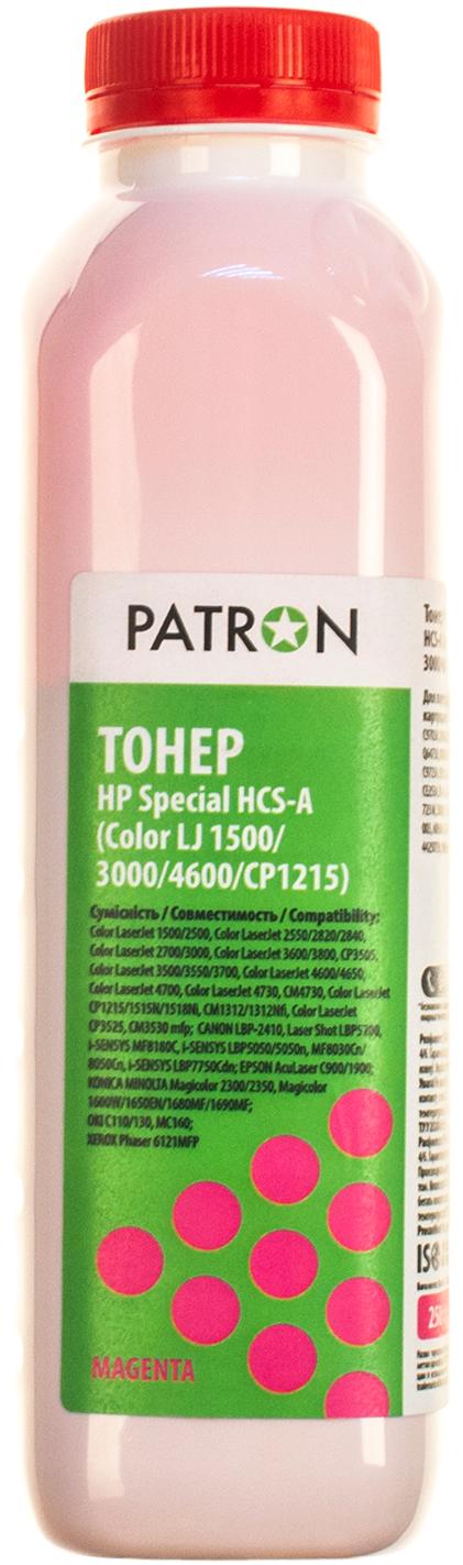 

Тонер Patron Спеціальний for HCS-A HP CLJ 1500/3000/4600/CP1215 Magenta (Флакон 250g), T-PN-HCS-A-M-250