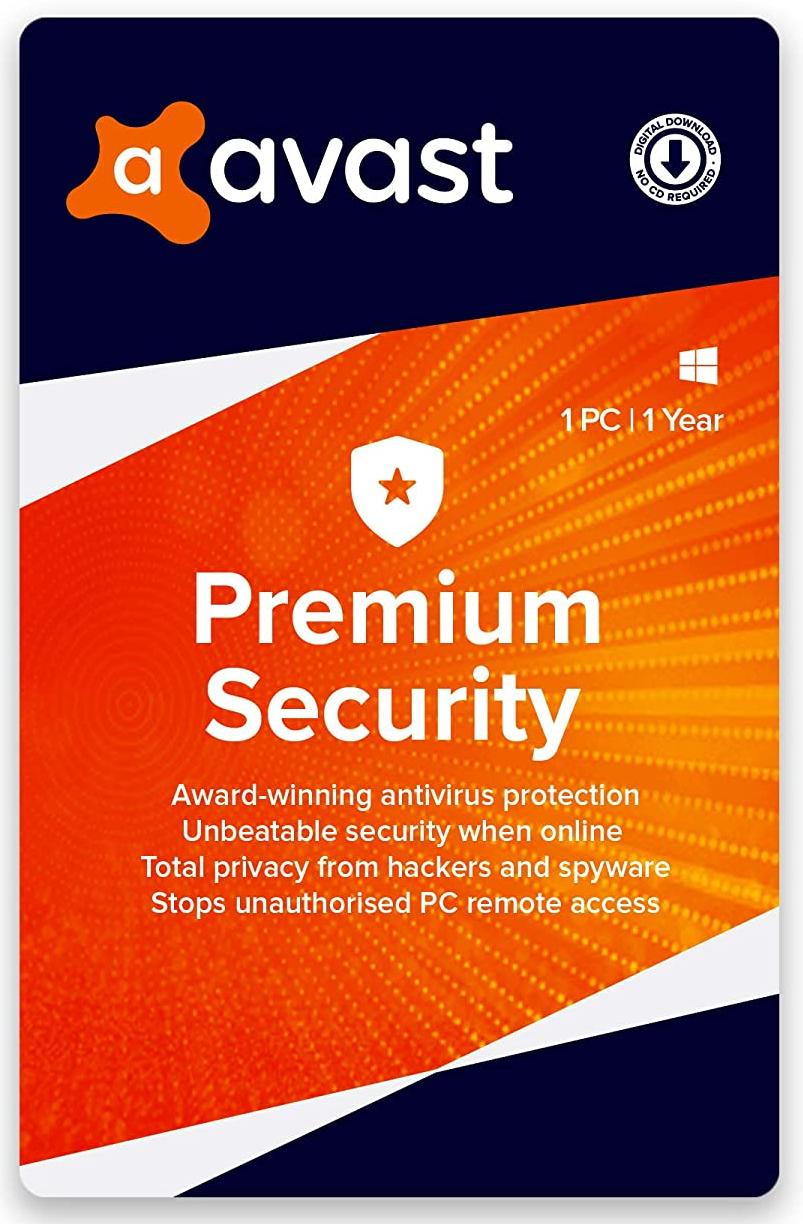 

Програмне забезпечення Avast Premium Security for Windows (1 пристрій/1 рік), Avast