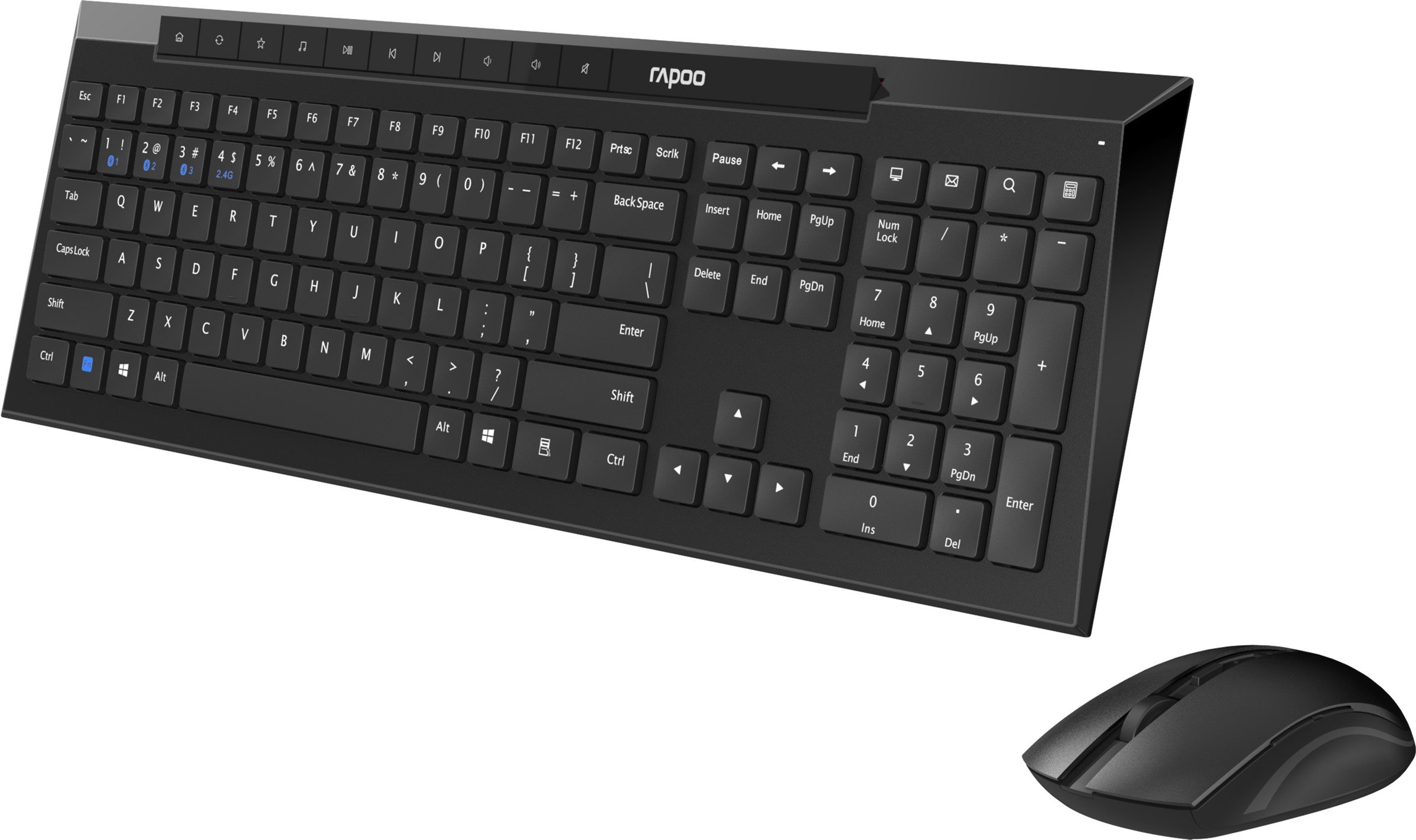 

Комплект клавіатура+миша Rapoo 8210M Black, 8210M Black