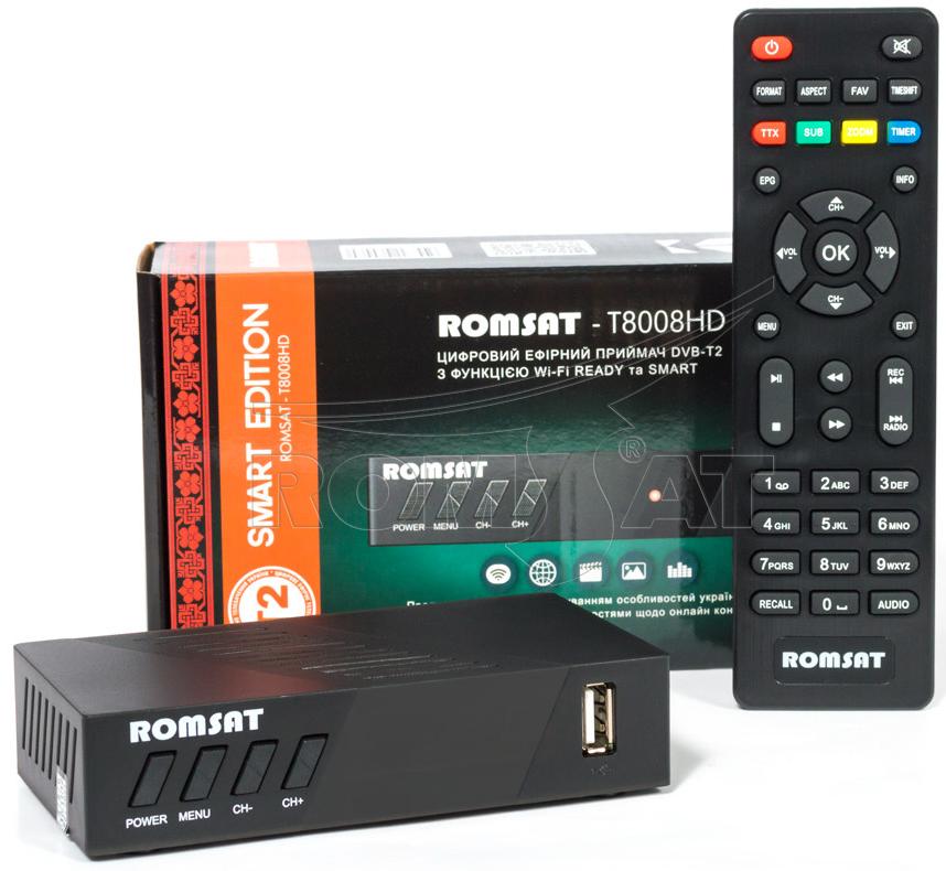 

TV-тюнер Romsat T8008HD, T8008HD